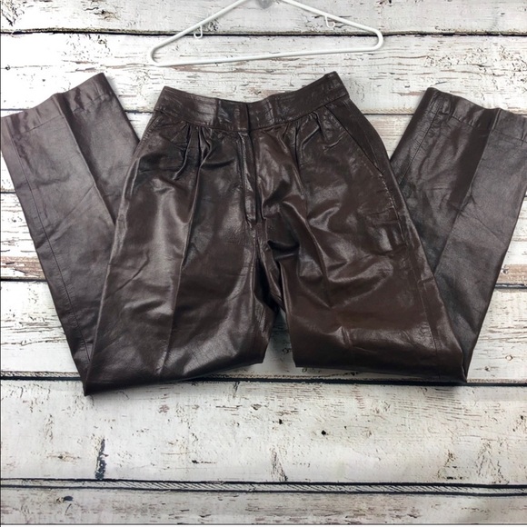 valentino leather pants